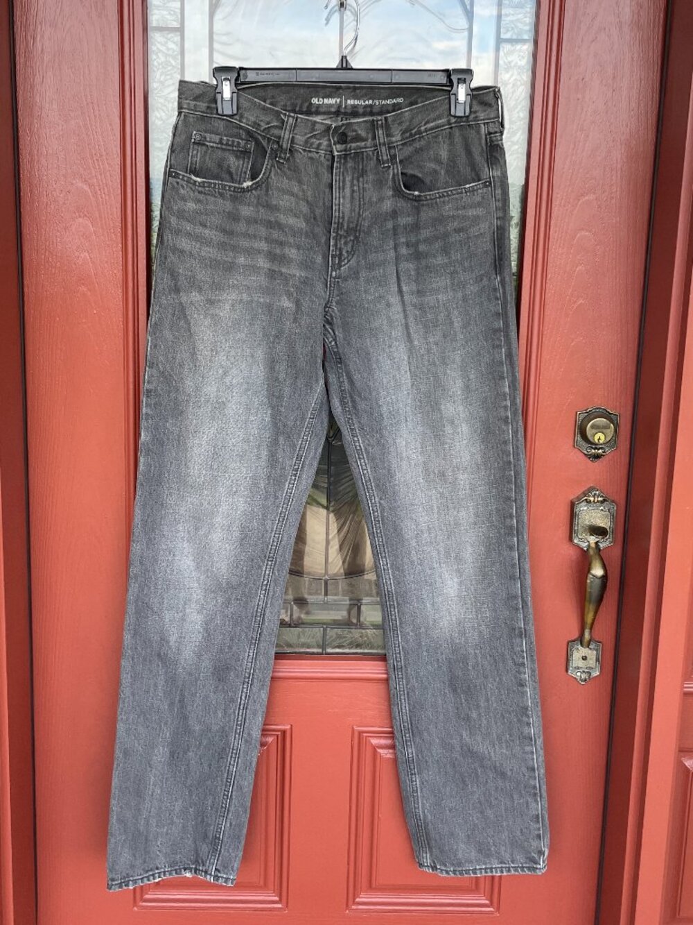 NWOT Men's Washed Black Jeans 34 x 36